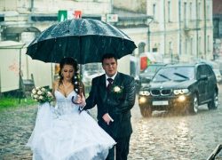 если в день свадьбы идет дождь примета